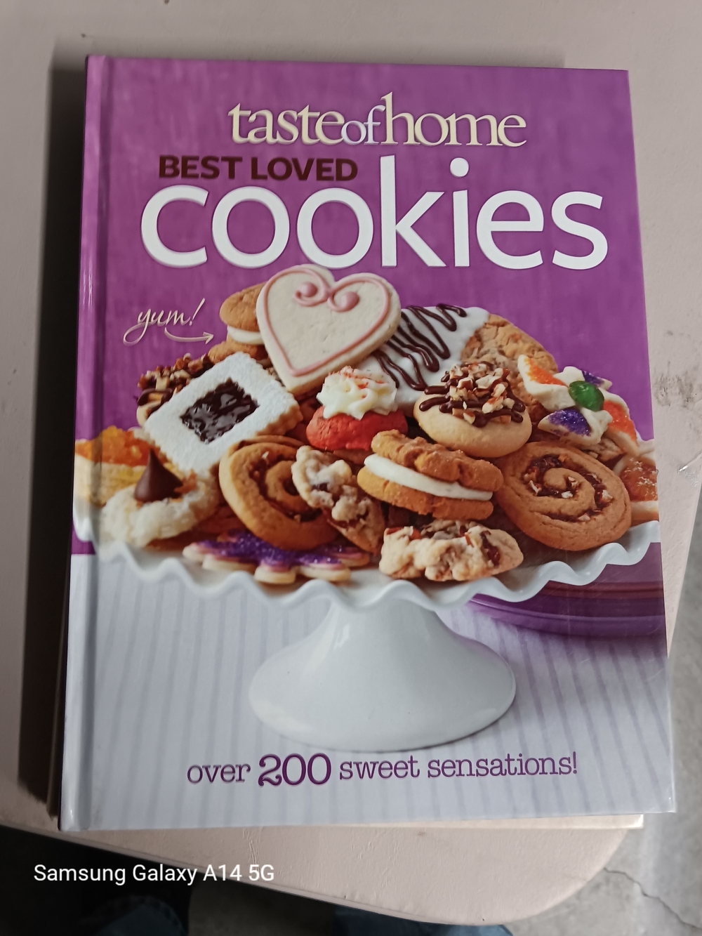 Taste of Home Best Loved Cookies Cookbook - Purple Cover